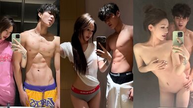 极品颜值高冷御姐 与卷毛肌肉男友做爱视频流出 肤白如雪完美身材 对镜自拍后入猛操！